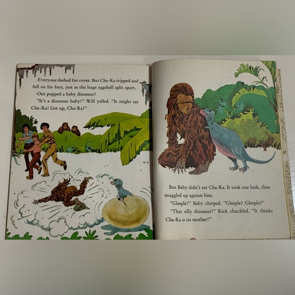 Vintage 1975 Little Golden Book Krofft’s Land of the Lost: The Surprise Guests - Picture 10 of 16